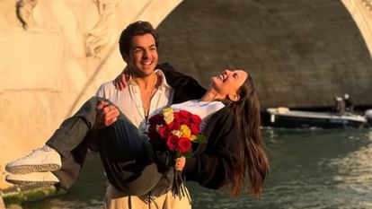 Ashish Chanchlani Elli Avram Romantic Song Chandaniya Released Users Trolled Him for His Recent Post With Her