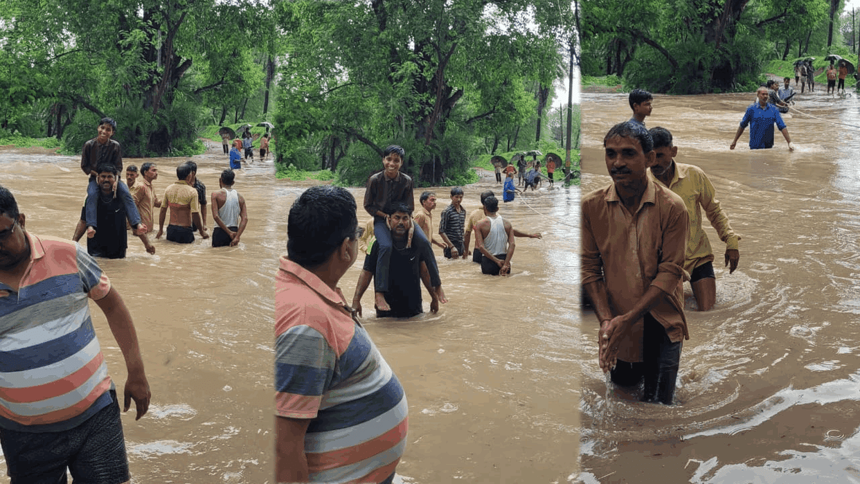 heavy rain in banpur and waterlogging problems