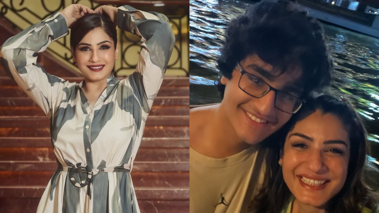 Raveena Tandon shares rare pics with son Ranbir Thadani on his 18th birthday