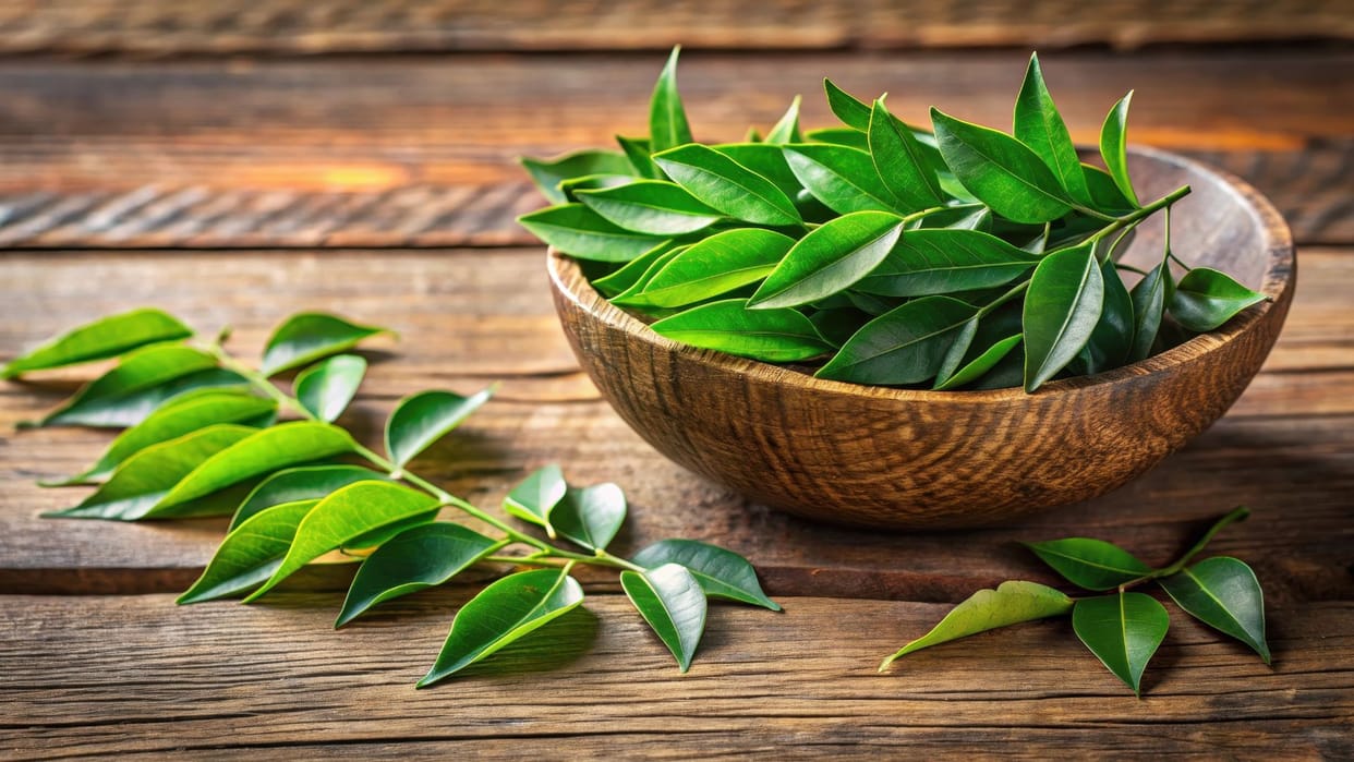 Drink the water of Curry green leaf every morning diabetes obesity will be controlled