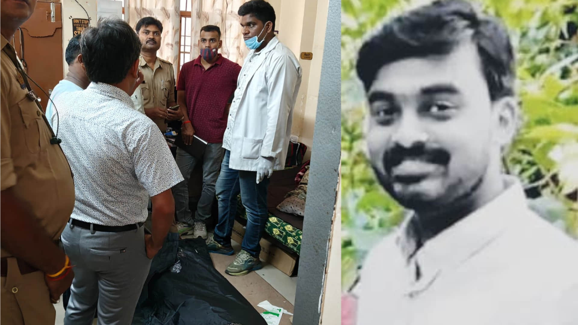 Doctor body found in Gorakhpur hostel Ate dinner with friends at night dead body found in morning see photos
