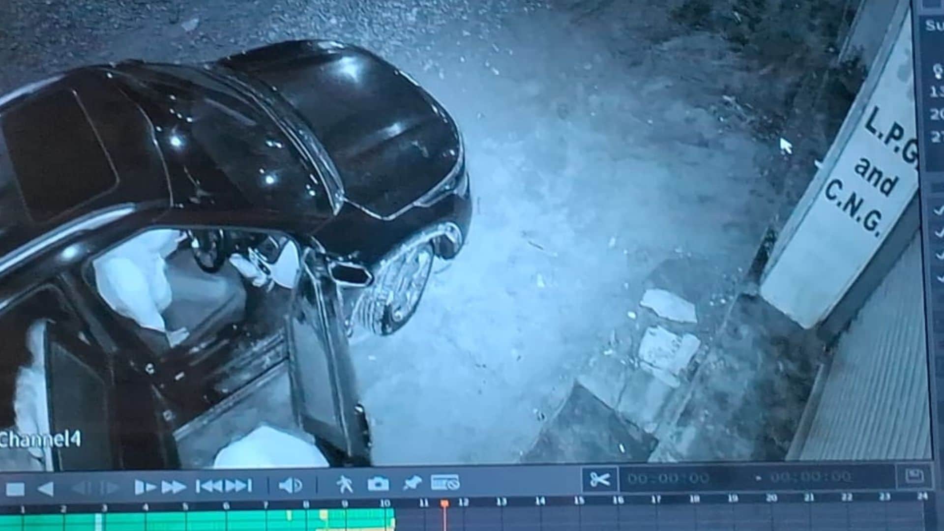 घटना का सीसीटीवी फुटेज