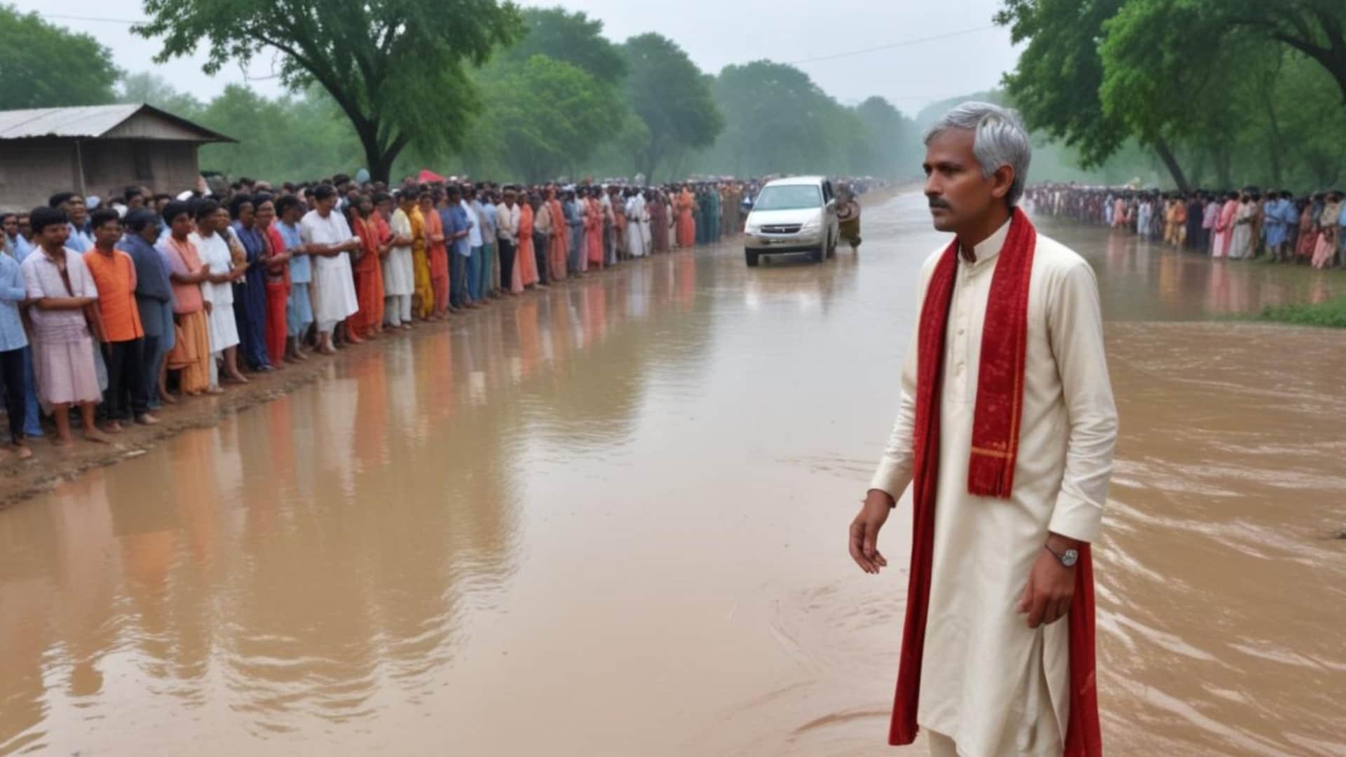 Gwalior: Youth getting middle-aged waiting for marriage due to lack of roads in Kithaunda village rain problem