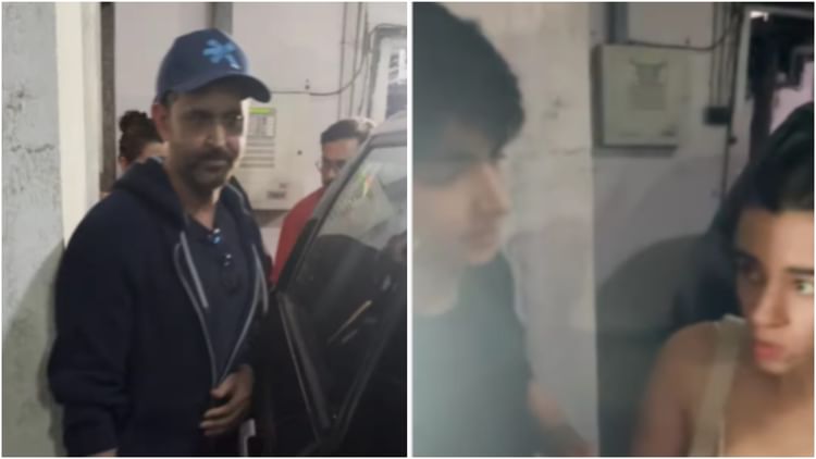 Hrithik Roshan: मूवी डेट पर फैमिली के साथ स्पॉट हुए ऋतिक रोशन, गर्लफ्रेंड-बेटे में दिखा खास बॉन्ड