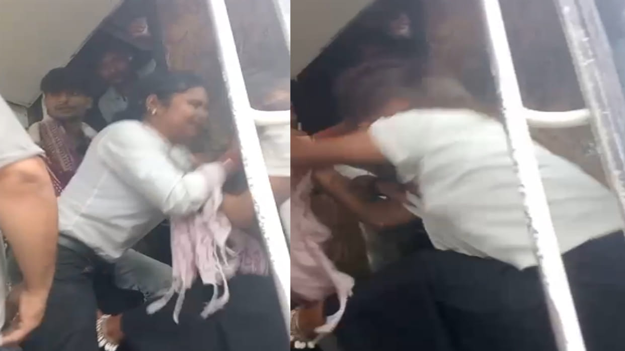 Kanpur: Dispute over mobile charging in bus, two women kicked and punched each other