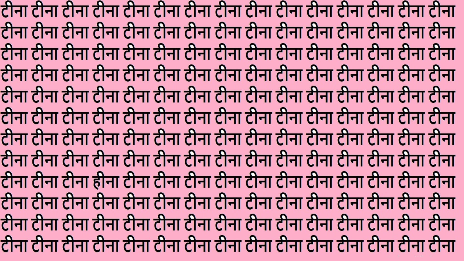 Optical Illusion IQ Test Brain Test Can You Spot Hina in 18 Seconds Brain Teaser Images