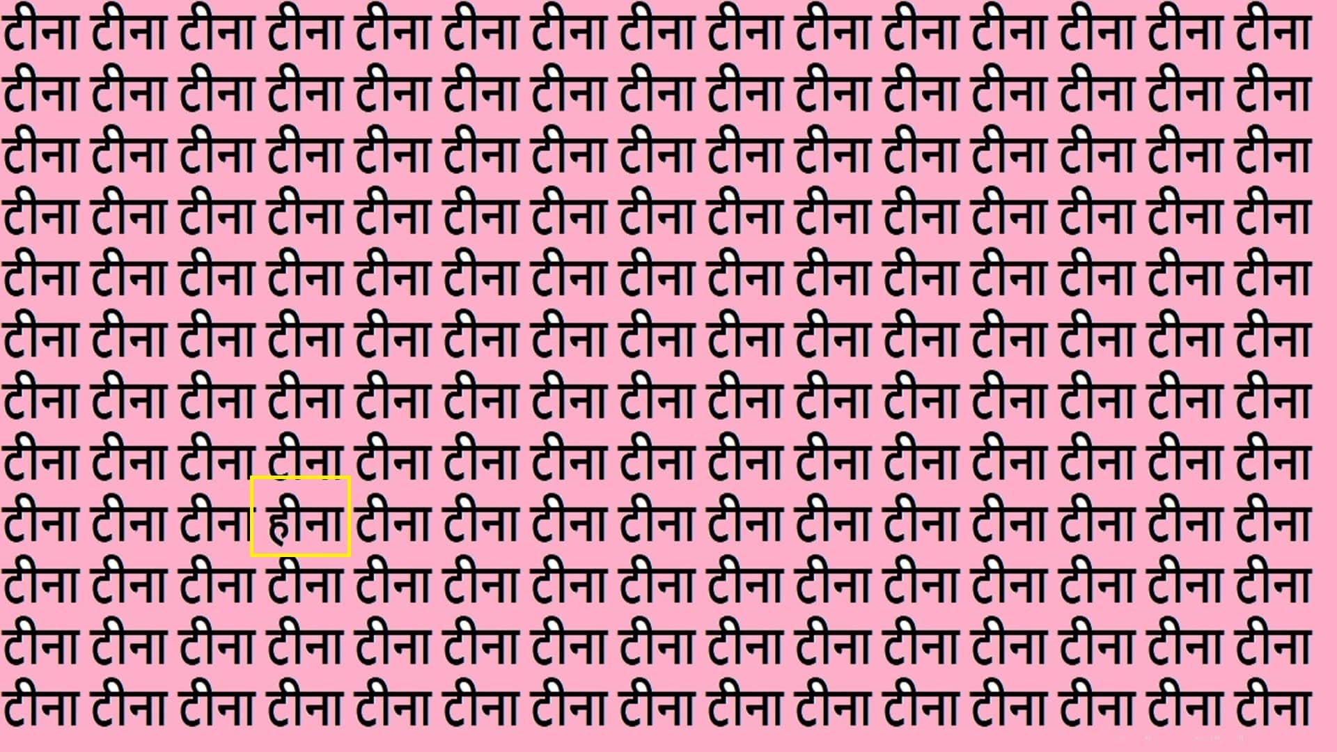 Optical Illusion IQ Test Brain Test Can You Spot Hina in 18 Seconds Brain Teaser Images