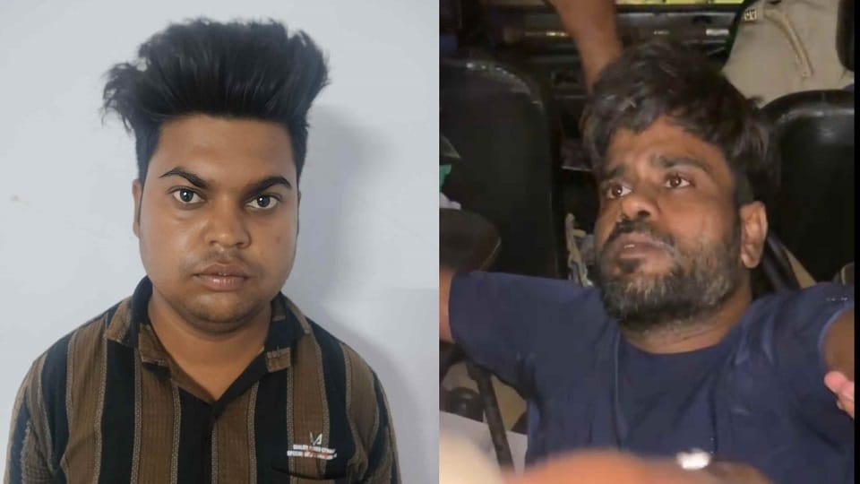 Two robbers arrested in police encounter