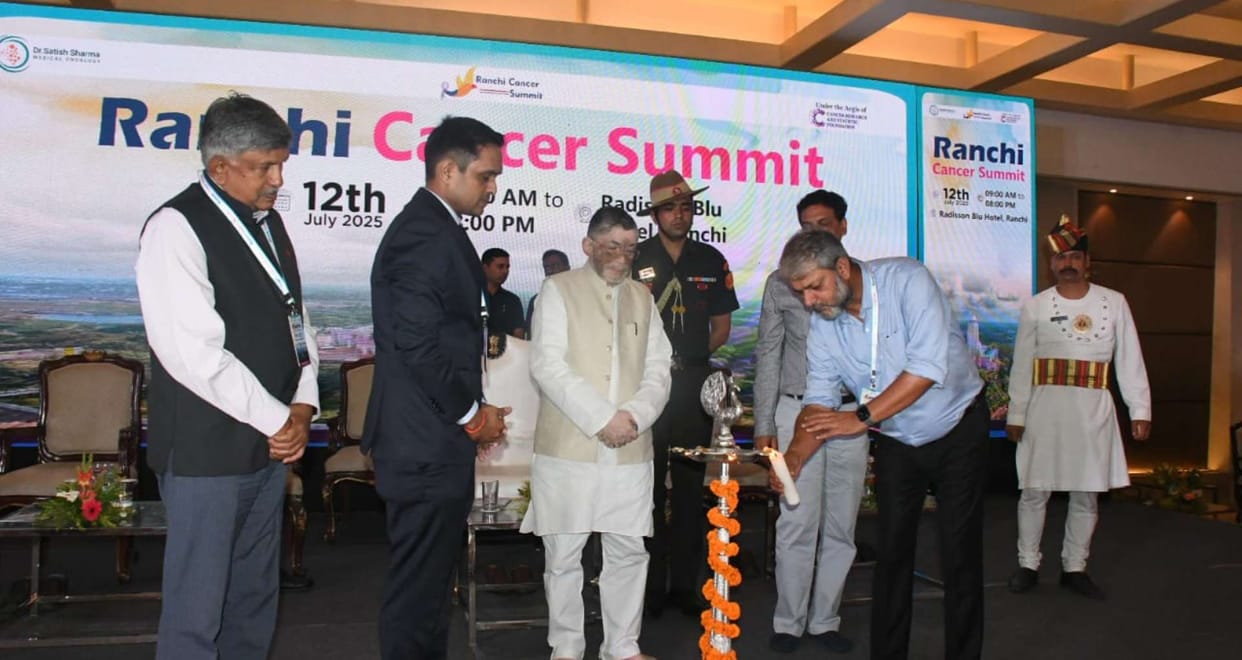Jharkhand: International Cancer Summit held in Ranchi, inaugurated by Governor Santosh Gangwar