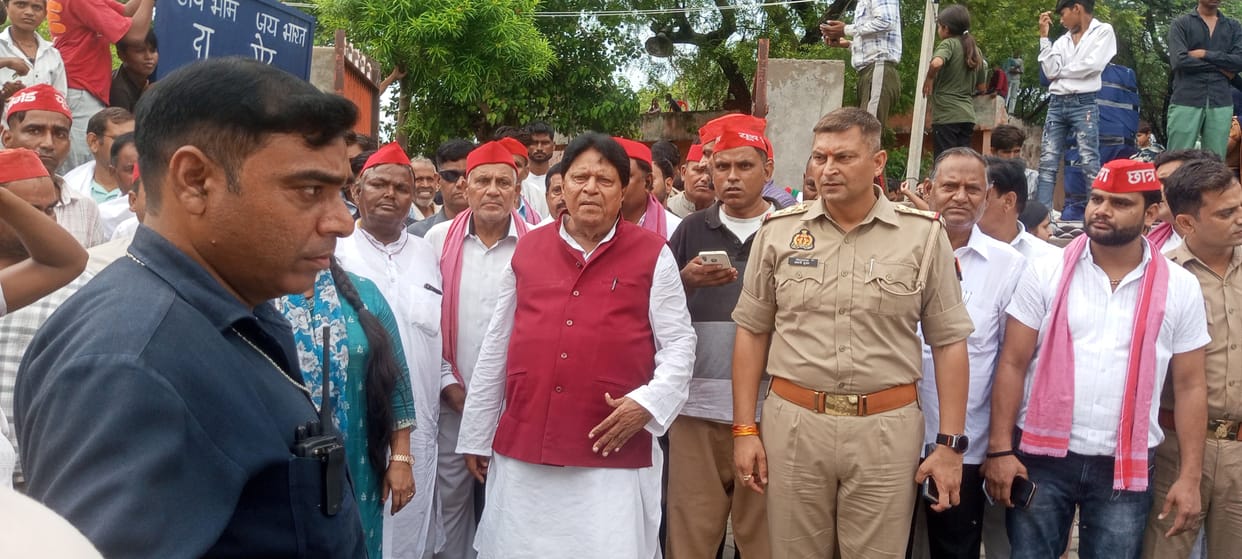 SP MP Ramjilal Suman attacks state government for breaking Ambedkar statue