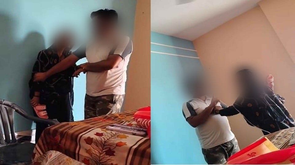 Teenager beats teacher with slippers, video goes viral
