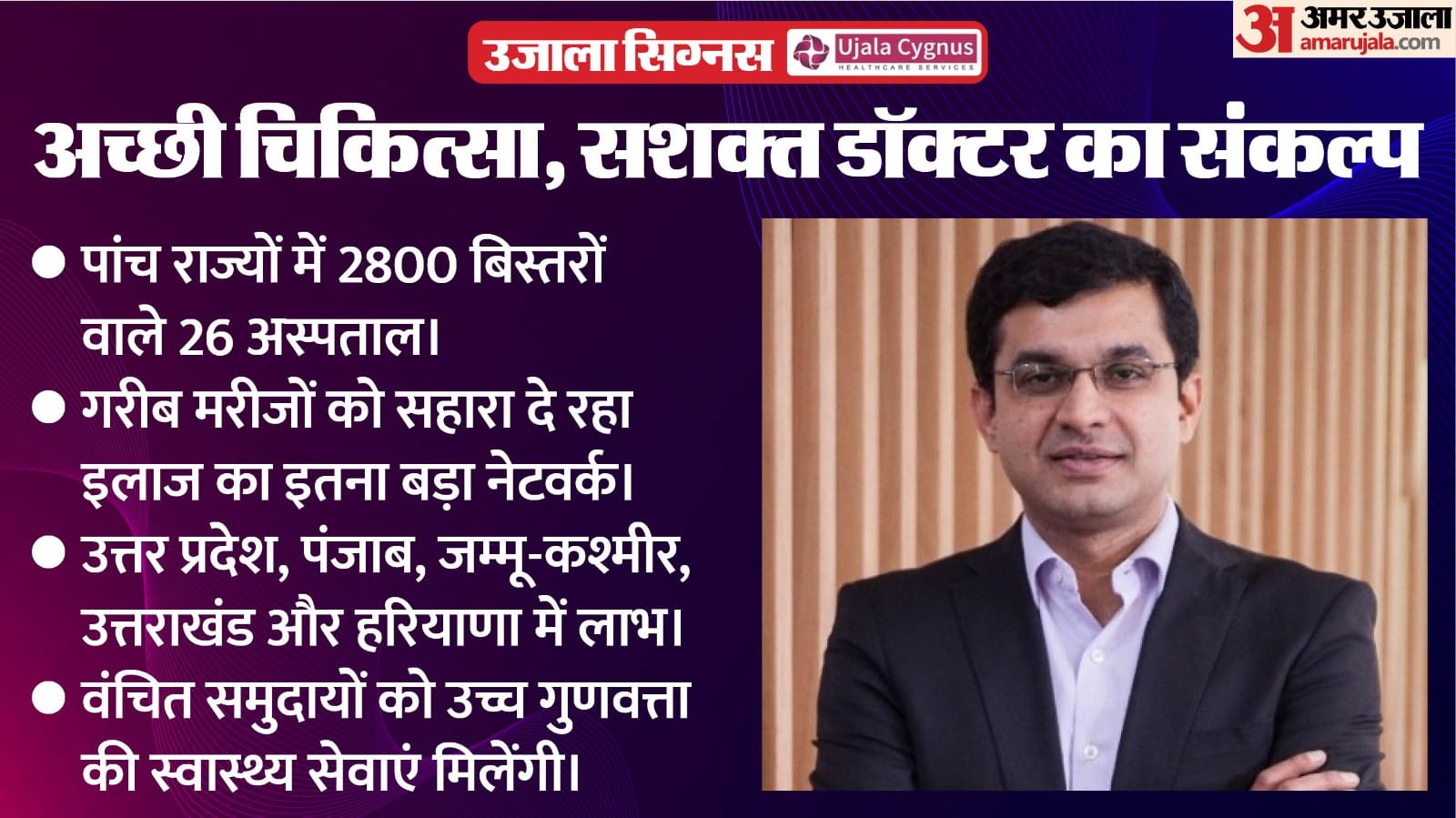 उजाला सिग्नस की कमान नितिन नाग को मिली। प्रबंध निदेशक एवं सीईओ नियुक्त।
