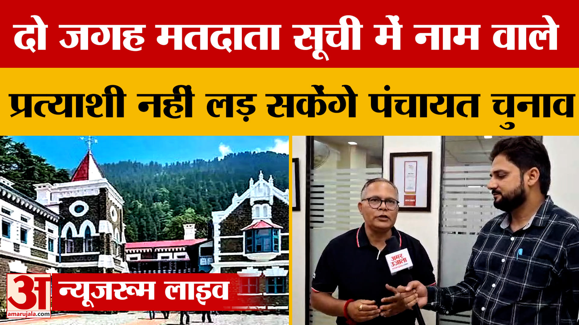 Uttarakhand: HC का बड़ा फैसला, दो जगह मतदाता सूची में नाम वाले प्रत्याशी नहीं लड़ सकेंगे पंचायत चुन
