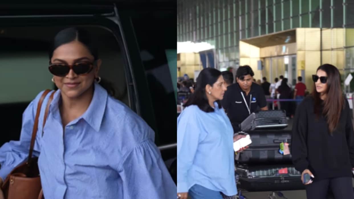 Deepika Padukone Spotted At Airport With Her Mother In Law Video Goes Viral