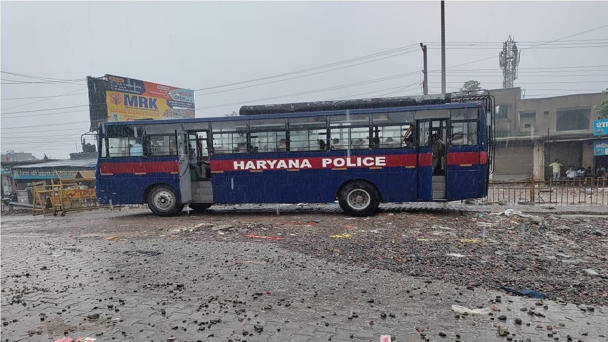 Police force deployed on Dharuhera-Bhiwadi border: A Mahapanchayat was organised