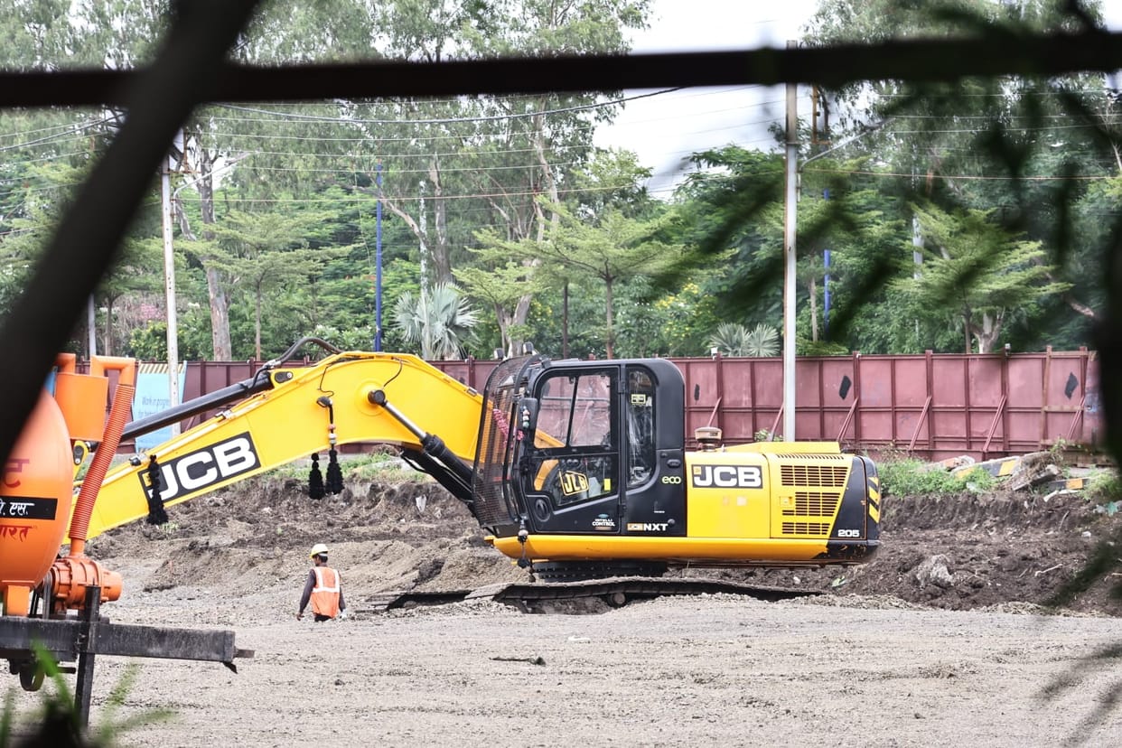 Indore: Excavation started for the first underground station in Indore, metro station will be connected to the