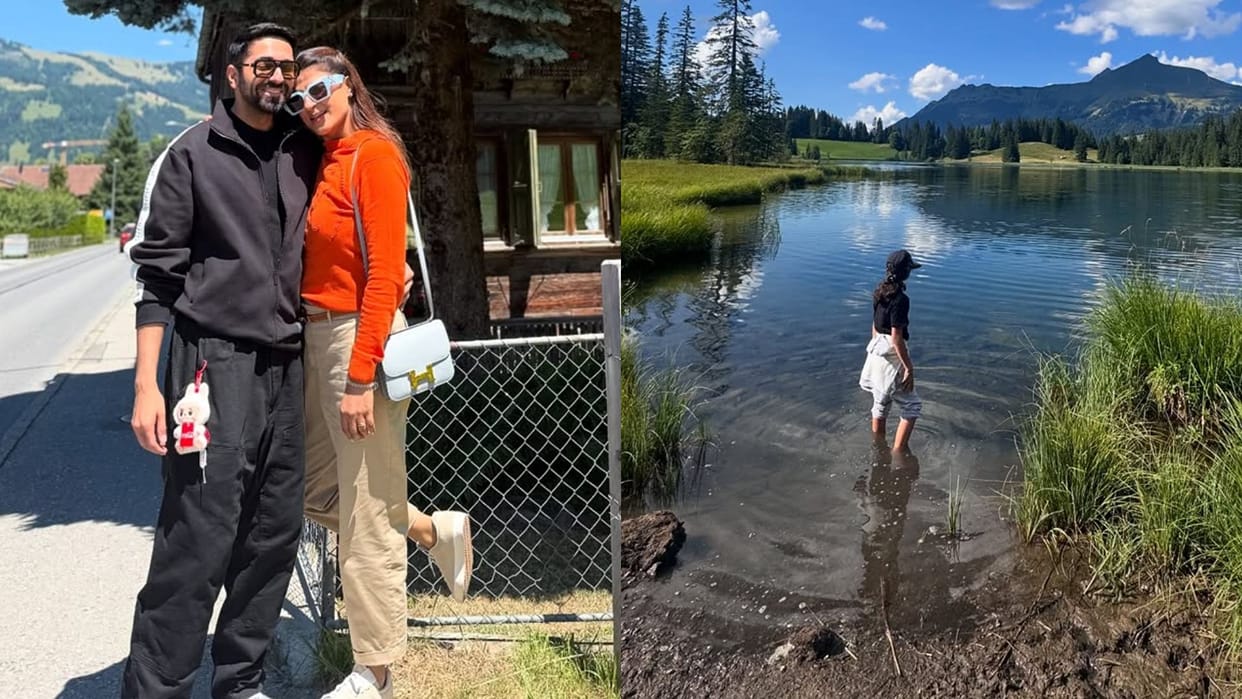 Ayushmann Khurrana Enjoys Dreamy Switzerland Vacay With Tahira Kashyap And Their Kids