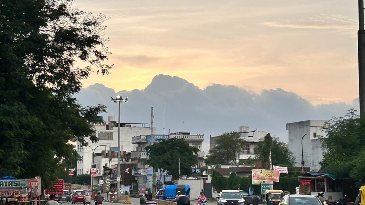 Rajasthan Weather Update: Cloudy Skies Over Jaipur All Day, Heavy Rainfall in Several Districts