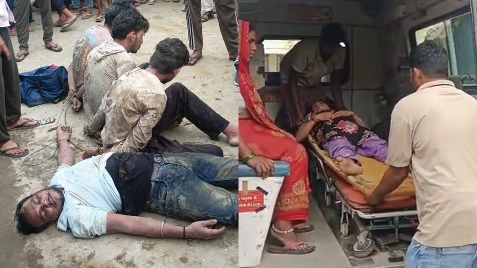 Four youths from Haryana attacked family, then villagers tied up accused and beat them up