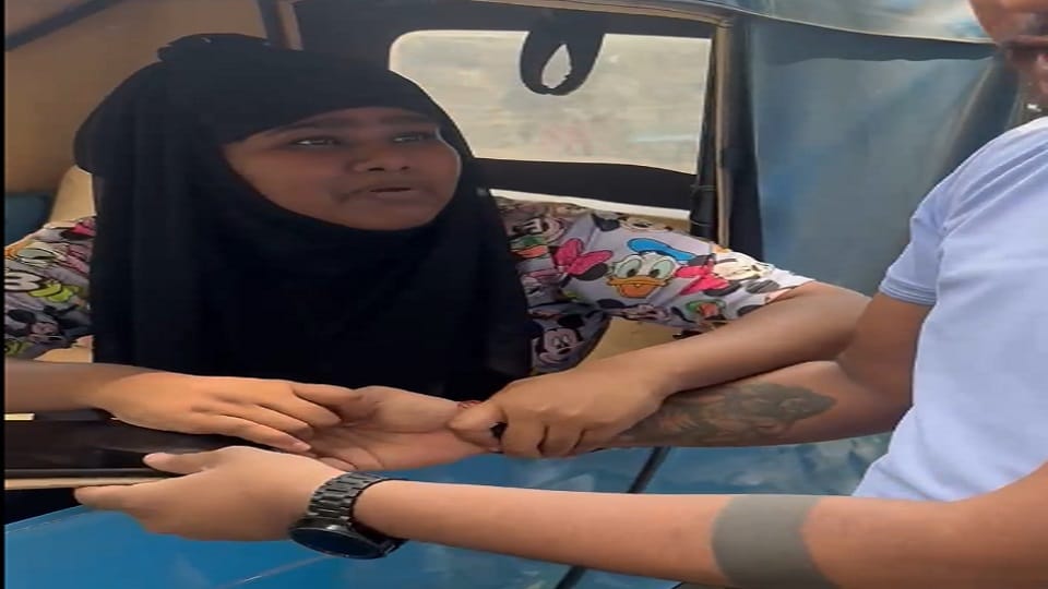 High tech cheating in sub engineer recruitment exam girl was helping her friend while sitting in auto  in Bila