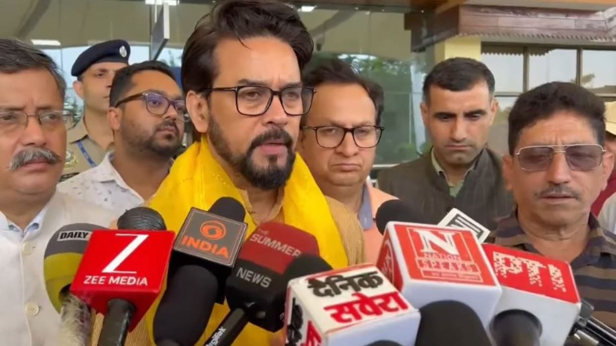 Himachal MP Anurag Thakur said BJP tried every possible help in the disaster in Mandi