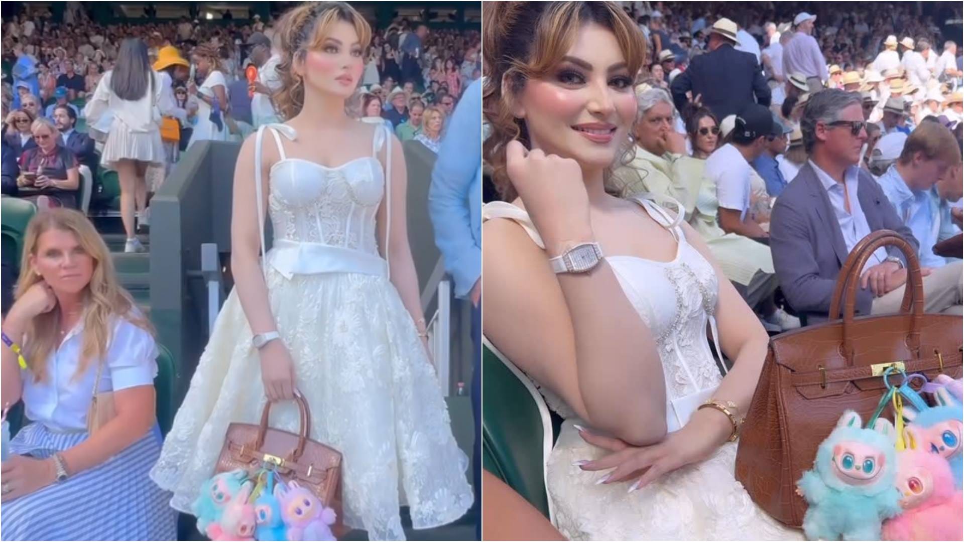 Urvashi Rautela Spotted With mystery Boy actress shared Photos covered Face With White Hearts Emoji