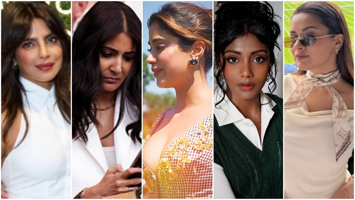 Celebs at Wimbledon Photos Avneet Kaur Priyanka Chopra Janhvi Kapoor Anushka Sharma