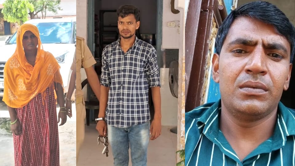 Wife and lover who murdered husband in Aligarh jail