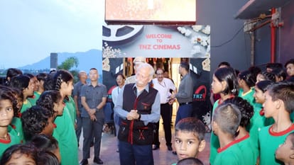 Governor of Arunachal Pradesh participated in a special film screening for children and also encouraged them