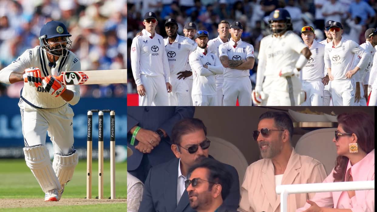 ind vs eng 3rd test akshay kumar and twinkle khanna at lords to watch day 5 match photos