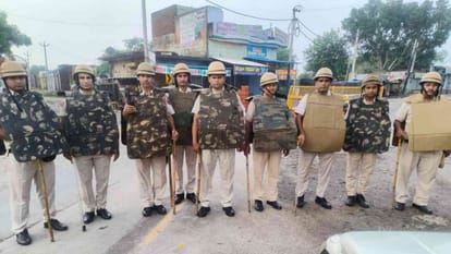 Hundreds of Shiva devotees left from Hathin and Palwal for Braj Mandal Yatra in Nuh