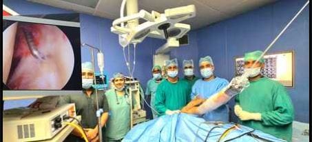 Shoulder arthroscopy done for the first time in SN will provide relief from shoulder disease