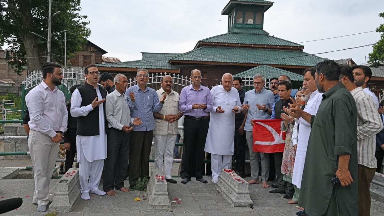 In Srinagar, Jammu and Kashmir Chief Minister Omar Abdullah alleged that he was prevented from going to the ma