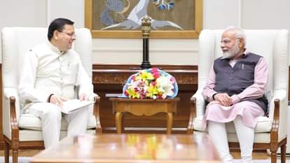 पीएम मोदी से मिले सीएम धामी