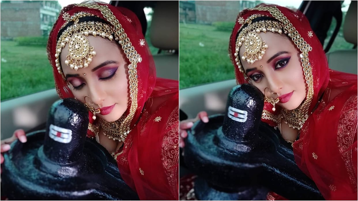 Sawan Somwar 2025: Bhojpuri Actress Rani Chatterjee aka Sabiha Shaikh seen immersed in shiva devotion