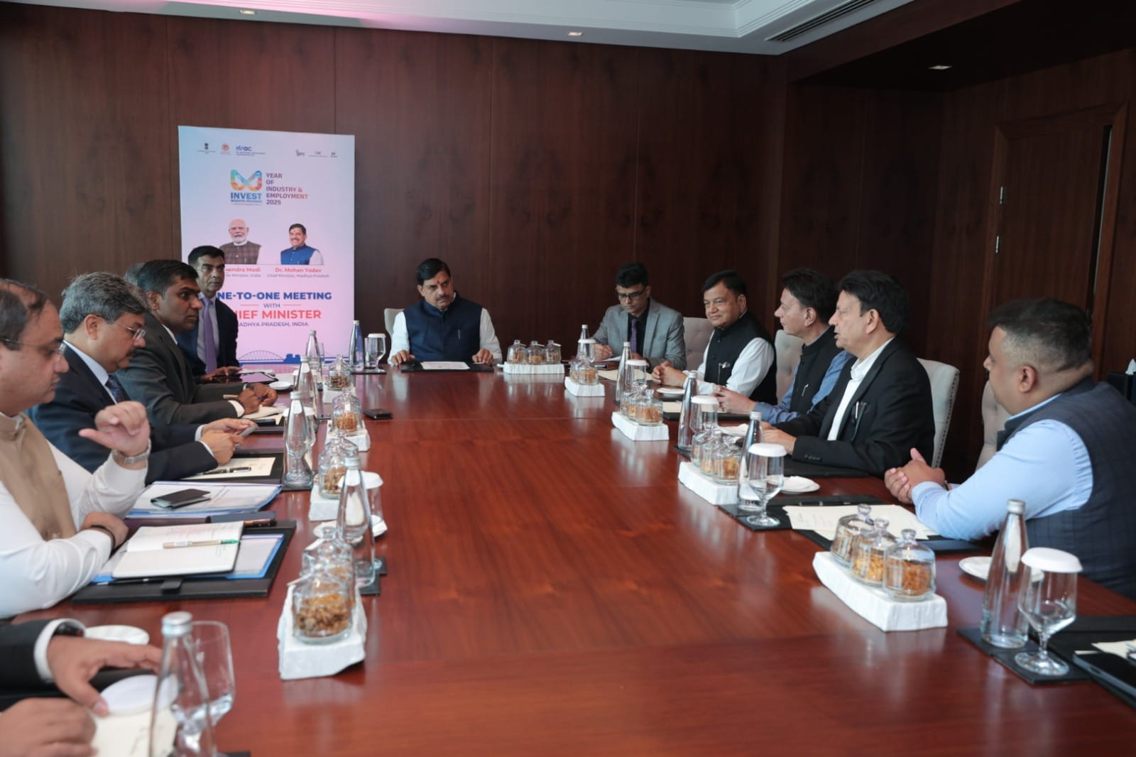 Mohan Yadav Dubai Visit 2nd Day: Important meeting held between CM Dr. Yadav and JITO, MP can benefit from par