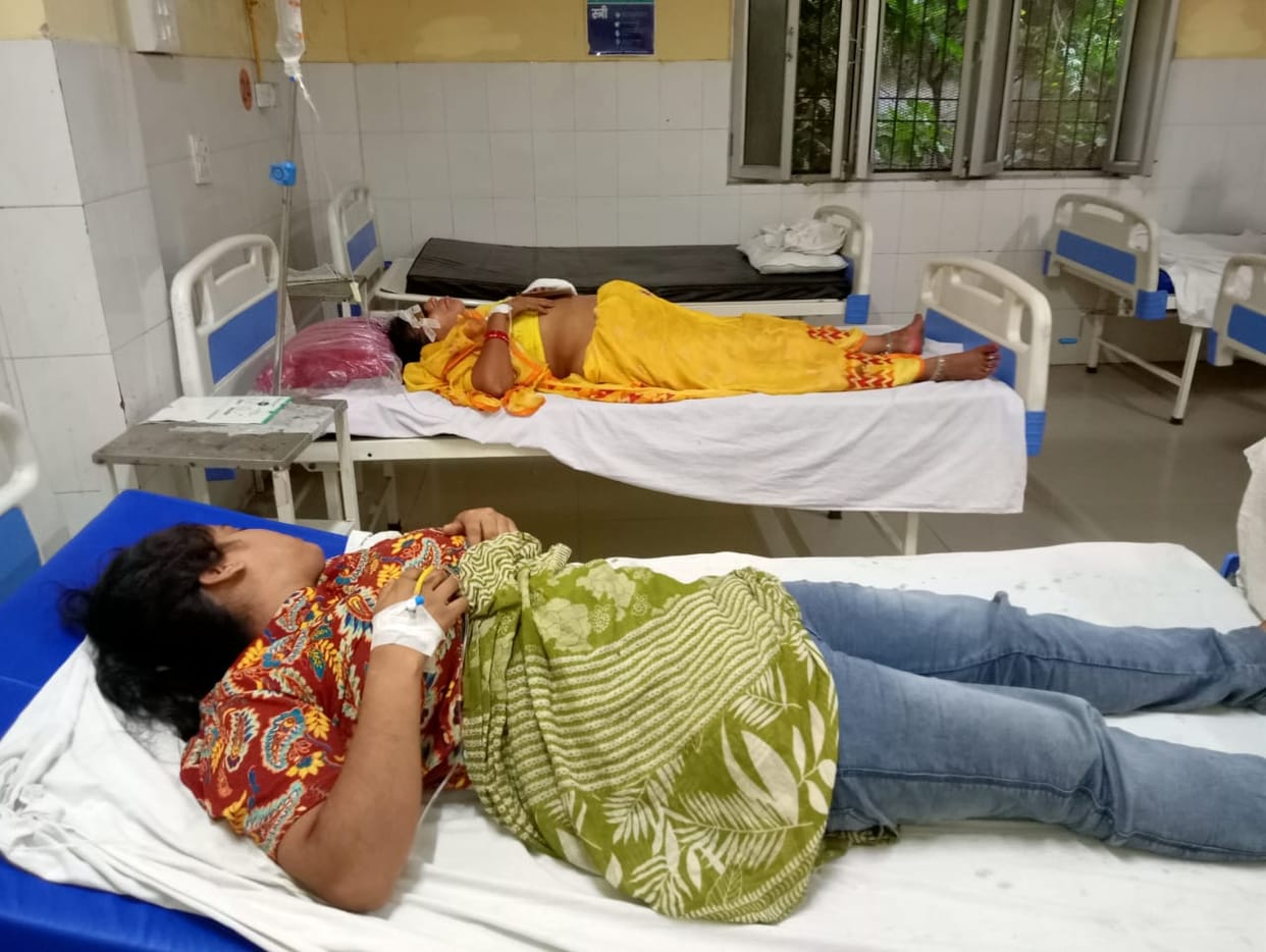 family travelling in car after visiting Khatu Shyam met with an accident