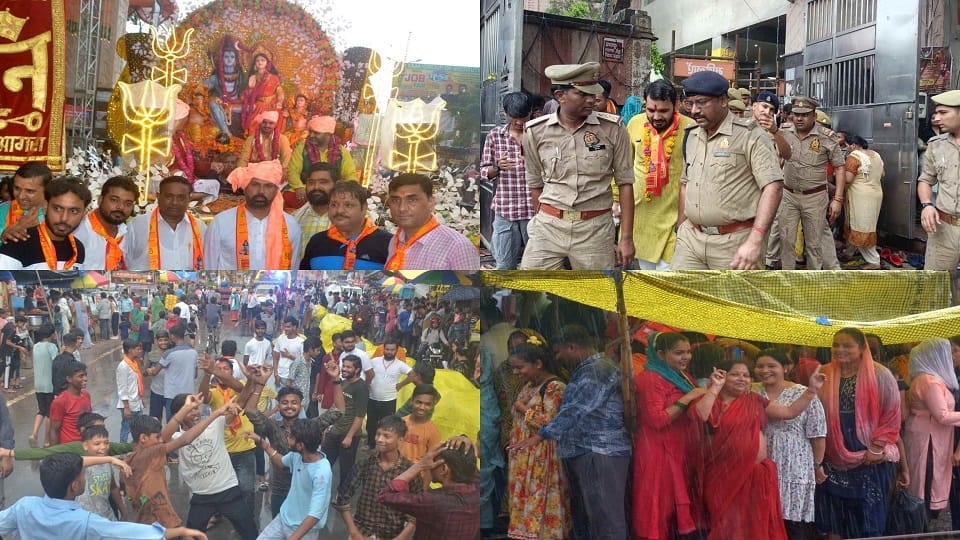 Sawan 1st Somwar 2025 Shiv devotees thronged the roads No entry for heavy vehicles on these routes