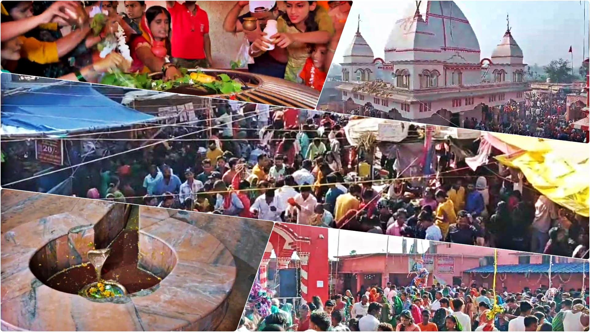 Sawan 2025 Bihar Shiva Temple Crowd on First Monday, Jalabhishek at Someshwarnath and Thaneshwar Temples