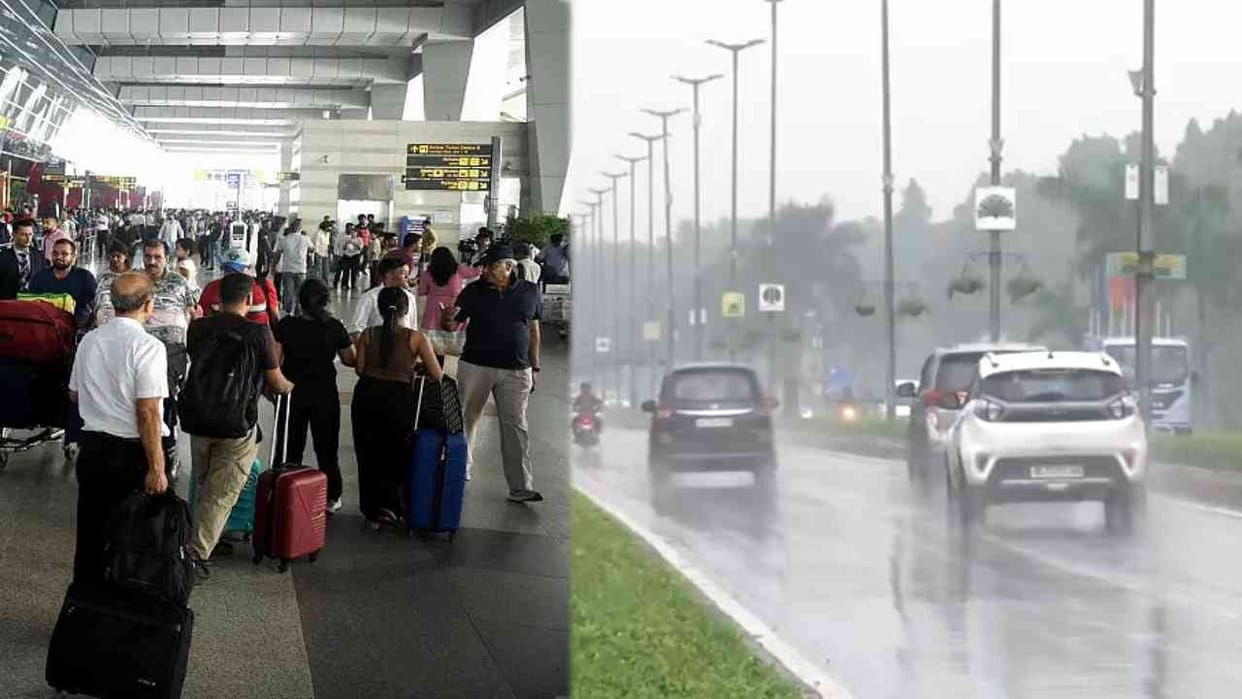 Delhi NCR today weather update Noida rain with cloud