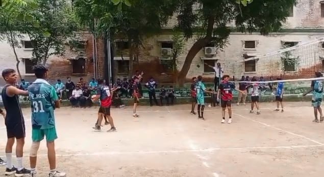 Kanpur Gaurav Memorial International School became volleyball champion in Youth Olympic Games
