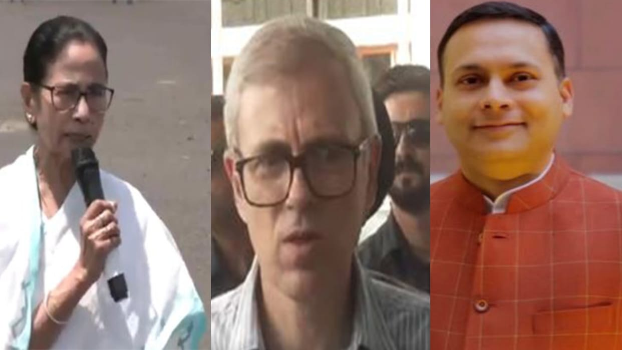 BJP attacks Mamata Banerjee for supporting Jammu and Kashmir CM Omar Abdullah on Martyr Day