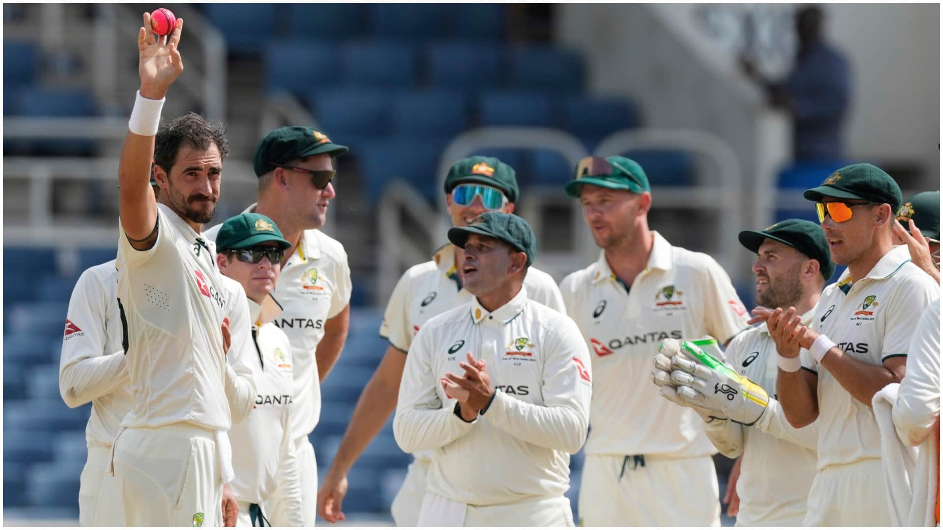 Mitchell Starc set many records in his 100th Test, fastest five wicket haul; Boland took hat-trick WI vs AUS