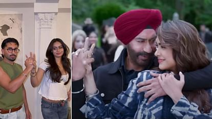 अजय देवगन बेटी निसा ने वायरल डांस स्टेप को ओरी के साथ सरदार 2 ट्रैक पेहला तू के बेटे के बेटे से बनाया