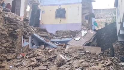 Rajsamand News: Young man dies due to house collapse in Kankroli, seriously injured referred to Udaipur