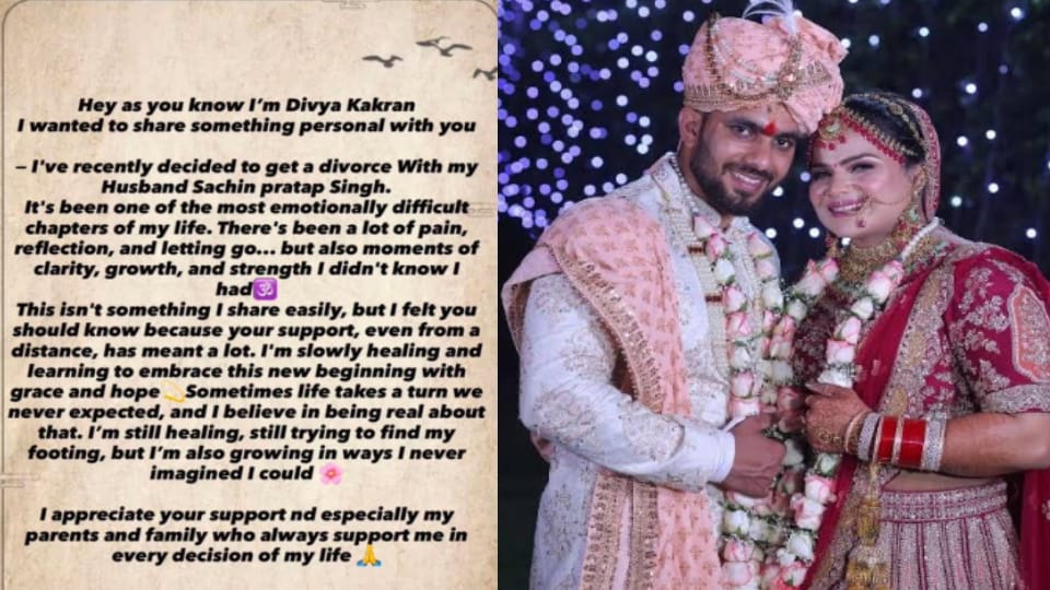 Divorce: After Saina Nehwal, Wrestler Divya Kakran Confirms Divorce with Emotional Note