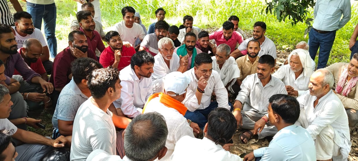 Five Bulls Electrocuted Due to Broken Power Line in Bahsuma, Farmers Protest Against Electricity Department