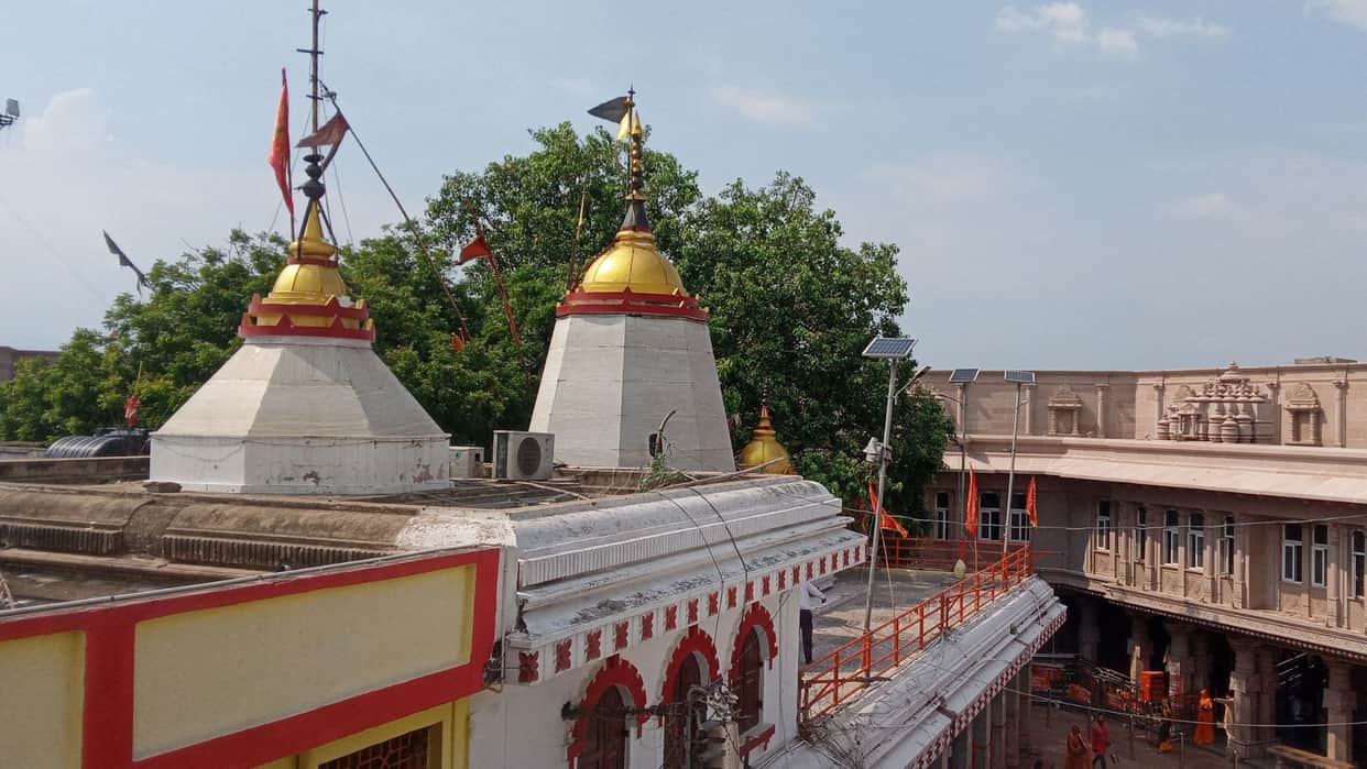 Security Breach Privately installed cameras Maa Vindhyavasini Temple and corridor complex removed