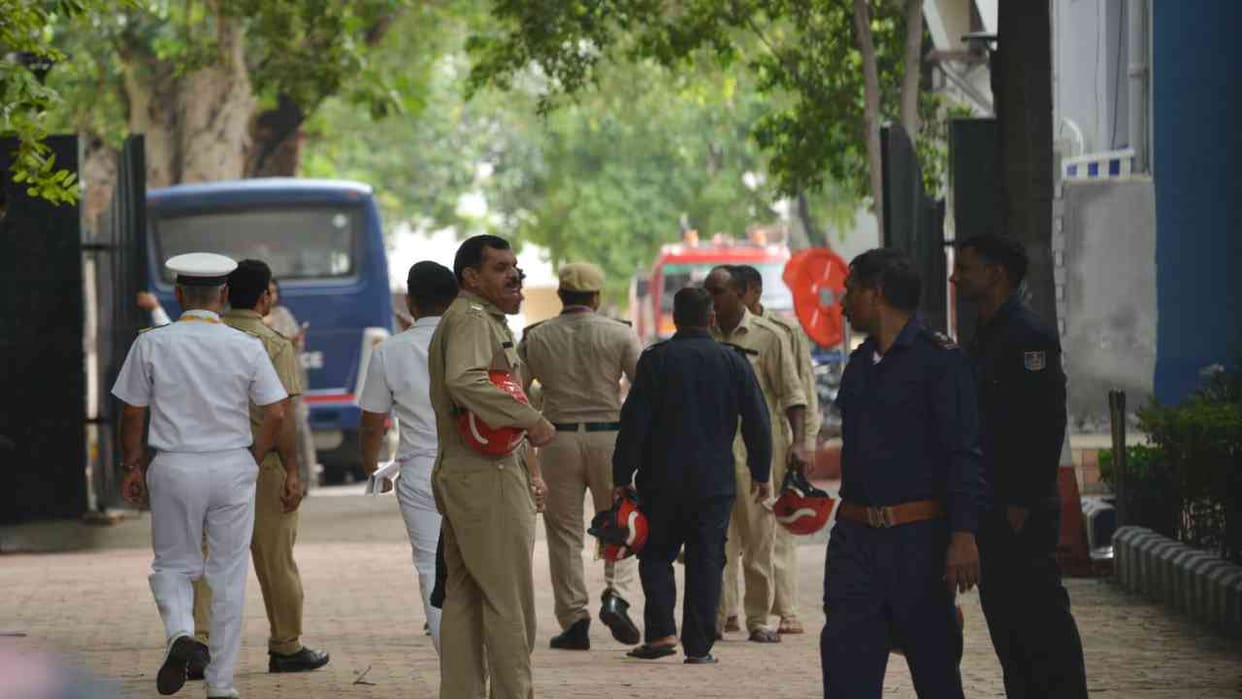 delhi police said Bomb threat to more than 20 schools in Delhi with colleges