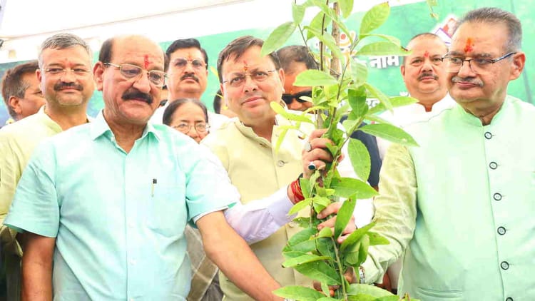 Uttarakhand: हरेला पर्व पर सीएम धामी ने किया पौधरोपण, इस खास थीम पर किया गया कार्यक्रम का आयोजन